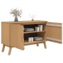 Aparador OLDEN madera maciza de pino marrón 114x43x73,5 cm de , Aparadores - Ref: Foro24-358609, Precio: 152,50 €, Descuento: %