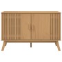Aparador OLDEN madera maciza de pino marrón 114x43x73,5 cm de , Aparadores - Ref: Foro24-358609, Precio: 152,50 €, Descuento: %