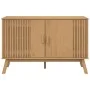OLDEN sideboard solid brown pine wood 114x43x73.5 cm by , Sideboards - Ref: Foro24-358609, Price: 150,05 €, Discount: %