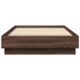 Estructura de cama madera de ingeniería roble marrón 90x200 cm de , Camas y somieres - Ref: Foro24-839608, Precio: 103,27 €, ...