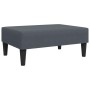 Sofá cama de 2 plazas con taburete terciopelo gris oscuro de , Sofás - Ref: Foro24-3216237, Precio: 309,92 €, Descuento: %