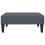 Sofá cama de 2 plazas con taburete terciopelo gris oscuro de , Sofás - Ref: Foro24-3216237, Precio: 309,92 €, Descuento: %
