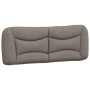 Estructura de cama con cabecero de tela gris taupe 120x200 cm de , Camas y somieres - Ref: Foro24-3207762, Precio: 218,91 €, ...