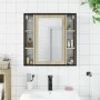 Armario con espejo de baño madera roble Sonoma 60x16x60 cm de , Tocadores - Ref: Foro24-842427, Precio: 77,29 €, Descuento: %
