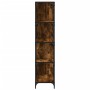 Librería con 4 peldaños madera roble ahumado 139x33,5x149 cm de , Librerías y estanterías - Ref: Foro24-842478, Precio: 142,1...