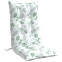 Cojines silla respaldo alto 4 uds tela Oxford estampado hojas de , Cojines para sillas y sofás - Ref: Foro24-377657, Precio: ...