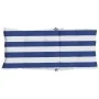 Cojines silla respaldo alto 4 uds tela Oxford rayas azul blanco de , Cojines para sillas y sofás - Ref: Foro24-377648, Precio...