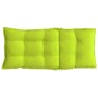 Cojines de silla respaldo alto 4 uds tela Oxford verde brillo de , Cojines para sillas y sofás - Ref: Foro24-377636, Precio: ...