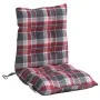 Cojines de silla de respaldo bajo 2 uds tela de cuadros de , Cojines para sillas y sofás - Ref: Foro24-377710, Precio: 53,60 ...