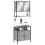 Set de muebles de baño 2 pzas madera contrachapada gris sonoma de , Muebles de baño - Ref: Foro24-3214658, Precio: 108,05 €, ...