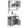 Set de muebles de baño 2 pzas madera contrachapada gris sonoma de , Muebles de baño - Ref: Foro24-3214658, Precio: 108,05 €, ...