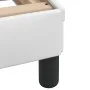 Bed frame with headboard white synthetic leather 90x200cm by , Beds and slatted bases - Ref: Foro24-3207975, Price: 168,20 €,...