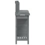 Mesa para macetas y armario madera abeto gris 110,5x45x124,5 cm de , Soportes para macetas - Ref: Foro24-156345, Precio: 172,...