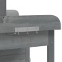 Mesa para macetas y armario madera abeto gris 110,5x45x124,5 cm de , Soportes para macetas - Ref: Foro24-156345, Precio: 172,...