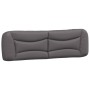 Estructura de cama con cabecero cuero sintético gris 180x200cm de , Camas y somieres - Ref: Foro24-3208019, Precio: 254,00 €,...