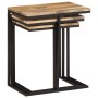 Mesas apilables 3 piezas madera maciza de acacia de , Mesas auxiliares - Ref: Foro24-372724, Precio: 61,70 €, Descuento: %