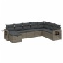 Set de sofás de jardín 8 pzas y cojines ratán sintético gris de , Conjuntos de jardín - Ref: Foro24-3263896, Precio: 484,38 €...