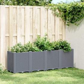 Jardinera PP gris 160x40x53 cm de , Maceteros y jardineras - Ref: Foro24-367856, Precio: 123,37 €, Descuento: %