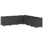 Jardinera PP negro 160x160x53 cm de , Maceteros y jardineras - Ref: Foro24-367868, Precio: 222,53 €, Descuento: %