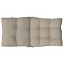 Cojines para silla respaldo bajo 2 uds tela Oxford gris taupe de , Cojines para sillas y sofás - Ref: Foro24-377695, Precio: ...