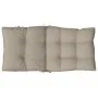 Cojines para silla respaldo bajo 2 uds tela Oxford gris taupe de , Cojines para sillas y sofás - Ref: Foro24-377695, Precio: ...