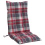 Cojines para silla respaldo alto 6 uds tela Oxford cuadros rojo de , Cojines para sillas y sofás - Ref: Foro24-377643, Precio...