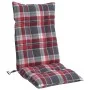 Cojines para silla respaldo alto 6 uds tela Oxford cuadros rojo de , Cojines para sillas y sofás - Ref: Foro24-377643, Precio...