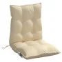 Cojines para silla con respaldo bajo 4 uds tela Oxford beige de , Cojines para sillas y sofás - Ref: Foro24-377681, Precio: 5...