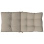 Cojines para silla respaldo bajo 6 uds tela Oxford gris taupe de , Cojines para sillas y sofás - Ref: Foro24-377697, Precio: ...