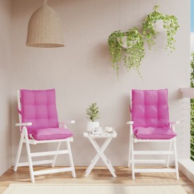 Cojines para silla con respaldo bajo 2 uds tela Oxford rosa de , Cojines para sillas y sofás - Ref: Foro24-377731, Precio: 57...
