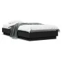 Estructura de cama con luces LED negro 75x190 cm de , Camas y somieres - Ref: Foro24-839547, Precio: 100,14 €, Descuento: %