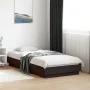 Estructura de cama con luces LED negro 75x190 cm de , Camas y somieres - Ref: Foro24-839547, Precio: 100,14 €, Descuento: %