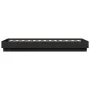 Bed frame with LED lights black 75x190 cm by , Beds and slatted bases - Ref: Foro24-839547, Price: 100,14 €, Discount: %
