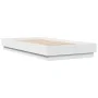 Estructura de cama con luces LED blanco 90x190 cm de , Camas y somieres - Ref: Foro24-839539, Precio: 102,68 €, Descuento: %