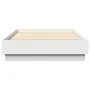 Estructura de cama con luces LED blanco 90x190 cm de , Camas y somieres - Ref: Foro24-839539, Precio: 102,68 €, Descuento: %