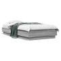Estructura de cama con luces LED gris Sonoma 75x190 cm de , Camas y somieres - Ref: Foro24-839551, Precio: 100,81 €, Descuent...