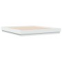 Estructura de cama con luces LED blanco 200x200 cm de , Camas y somieres - Ref: Foro24-3209765, Precio: 162,89 €, Descuento: %