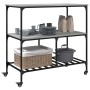 Carrito de cocina madera ingeniería gris Sonoma 100x50x95 cm de , Carros de cocina y comedor - Ref: Foro24-842309, Precio: 93...