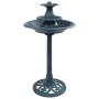 Fuente de baño para pájaros plástico verde 50x91 cm de vidaXL, Pilas para pájaros - Ref: Foro24-48232, Precio: 86,73 €, Descu...