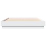 Estructura de cama con luces LED blanco 120x190 cm de , Camas y somieres - Ref: Foro24-3209821, Precio: 142,20 €, Descuento: %