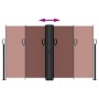 Toldo lateral retráctil marrón 140x1200 cm de , Sombrillas - Ref: Foro24-4004809, Precio: 143,88 €, Descuento: %