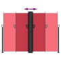 Toldo lateral retráctil rojo 180x1200 cm de , Sombrillas - Ref: Foro24-4004837, Precio: 141,49 €, Descuento: %