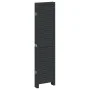 Biombo separador de 6 paneles madera maciza Paulownia negro de , Divisores de ambientes - Ref: Foro24-358857, Precio: 154,69 ...