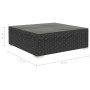 Set muebles de jardín 6 piezas y cojines ratán sintético negro de vidaXL, Conjuntos de jardín - Ref: Foro24-46746, Precio: 61...
