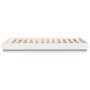 Estructura de cama madera de ingeniería blanca 120x200 cm de , Camas y somieres - Ref: Foro24-3209863, Precio: 142,39 €, Desc...