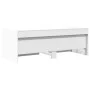 Tumbona con cajones madera de ingeniería blanco 100x200 cm de , Camas y somieres - Ref: Foro24-3280839, Precio: 190,39 €, Des...