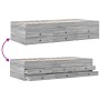 Tumbona con cajones madera ingeniería gris Sonoma 75x190 cm de , Camas y somieres - Ref: Foro24-3280893, Precio: 172,70 €, De...