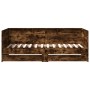 Tumbona con cajones madera ingeniería roble ahumado 75x190 cm de , Camas y somieres - Ref: Foro24-3280864, Precio: 168,20 €, ...