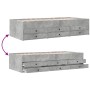 Tumbona con cajones madera ingeniería gris hormigón 75x190 cm de , Camas y somieres - Ref: Foro24-3280891, Precio: 167,48 €, ...