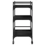 Carrito de cocina de madera de ingeniería negro 65x40x86,5 cm de , Carros de cocina y comedor - Ref: Foro24-842396, Precio: 6...
